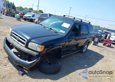 2001 Nissan Pathfinder Le из США, поврежденный, VIN JN8DR07Y01W514002